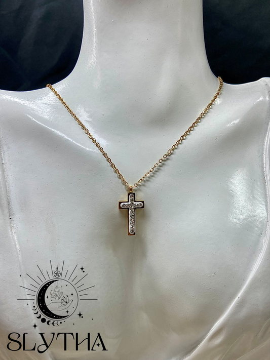 Collier Croix en acier inoxydable