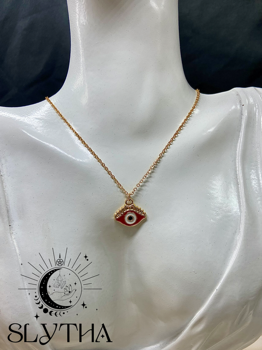 Collier Rouge en acier inoxydable