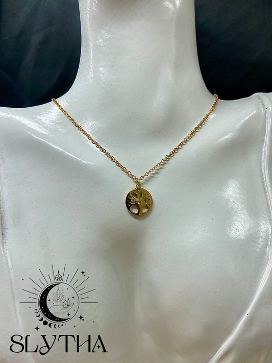 Collier Arbre de vie en acier inoxydable